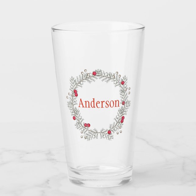 Vidrio editable de la flor de invierno (Anverso)