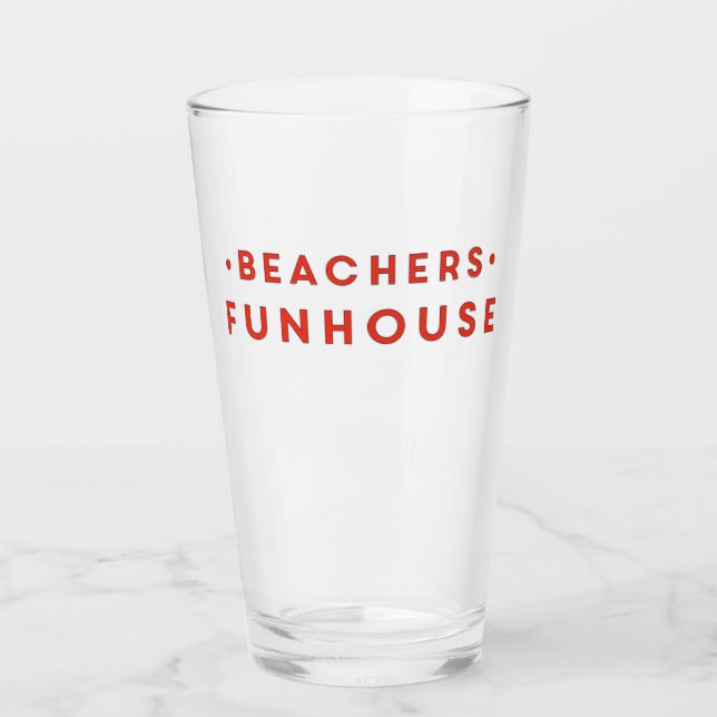 Vidrio Funhouse de Beacher (Anverso)