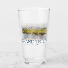 Vidrio Grand Teton Pint, Tumbler Parque Nacional