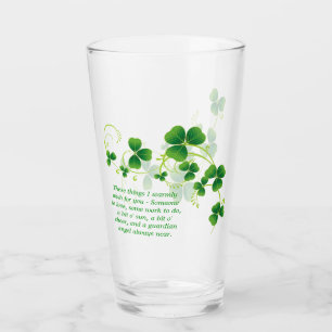 Vidrio irlandés de bendición de San Patricio