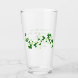Vidrio irlandés de bendición de San Patricio