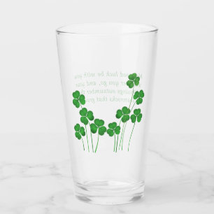 Vidrio irlandés de bendición de San Patricio
