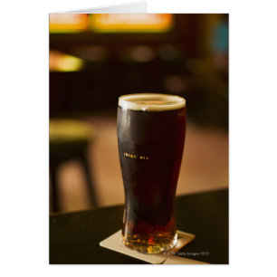 Vidrio irlandés en pub