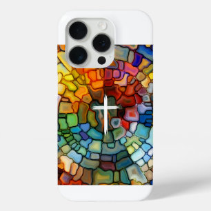 Vidrio manchado + funda transparente para iphone C