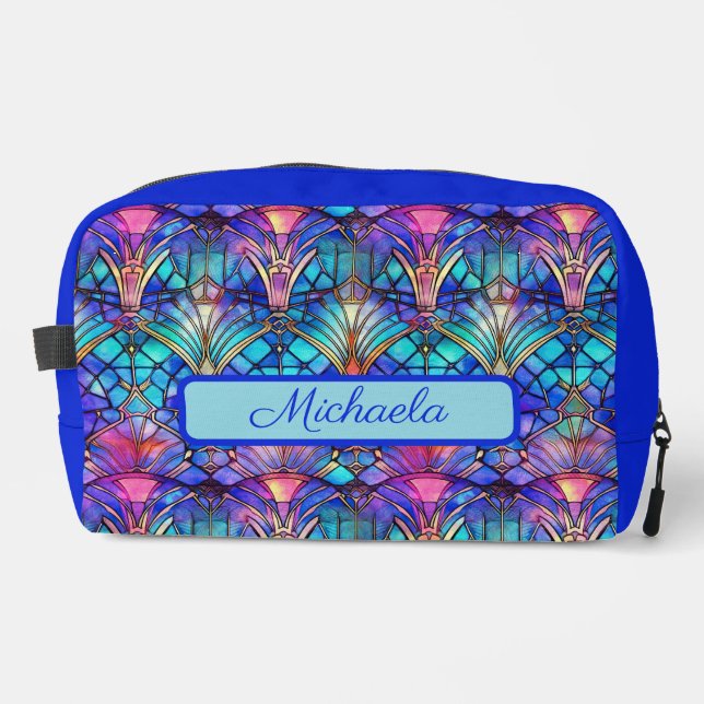 Vidrio manchado y Bolsa Real de Aseo Azul (Anverso)