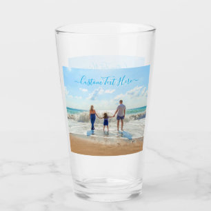 Vidrio personalizado con tu foto y texto