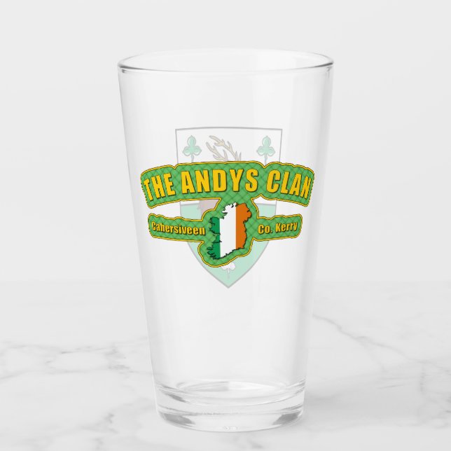 Vidrio pintado de clan Andys (Anverso)