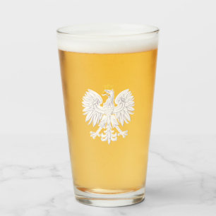 Vidrio polaco para beber águila