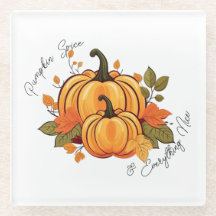 Posavasos de Calabaza y Todo lo Bueno