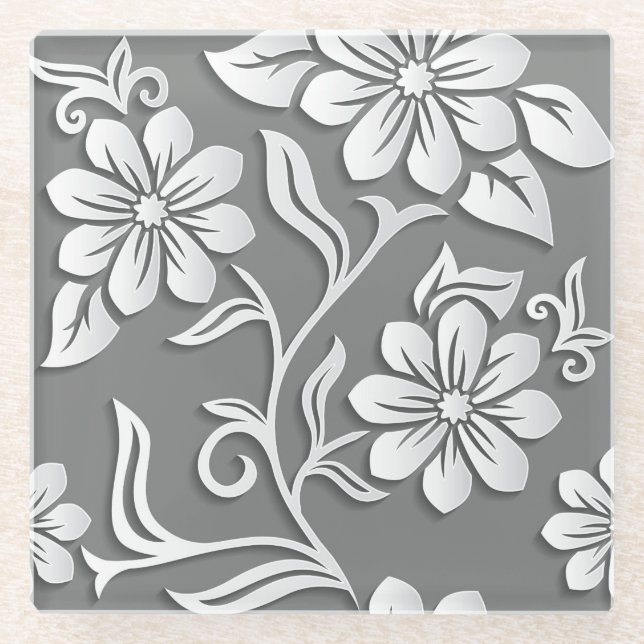 Vidrio Posavasos de cristal Daisy (Anverso)