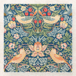 Vidrio Posavasos de vidrio: WILLIAM MORRIS STRAWBERRY THI