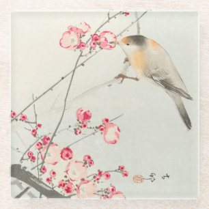 Vidrio Posavasos de vidrio: WOODBLOCK JAPONÉS: OHARA KOS