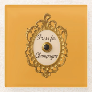 Vidrio Posavasos para Carrito de Barra de Champán Press F