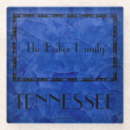 Vidrio Regalos para familia de Tennessee - Posavasos de v