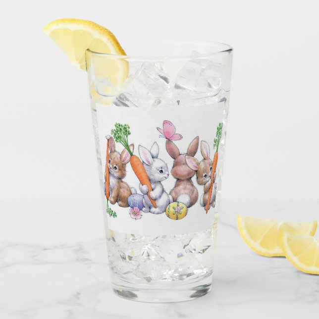 vidrio retro vintage de Navidad de Pascua (Anverso (hielo))