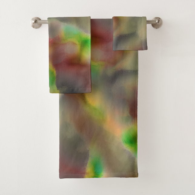 Vidrio rojo y verde limón en tonos grises (In situ)