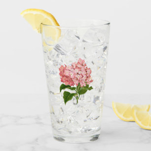 Vidrio rosado del Hydrangea