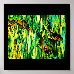 Vidrio-Tiffany con manchas posters 11