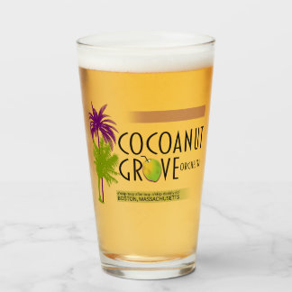 Vidrio Tumbler de la Orquesta Cocoanut Grove