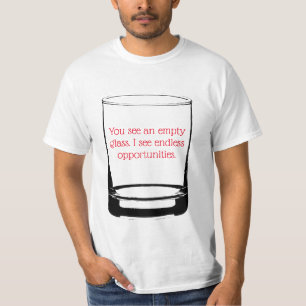Vidrio vacío, camiseta sin fin