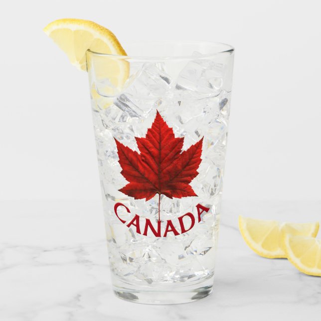 Vidrios de cristal de la hoja de arce de Canadá (Anverso (hielo))