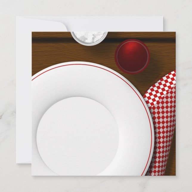 vidrios de las invitaciones de la comida campestre (Anverso)