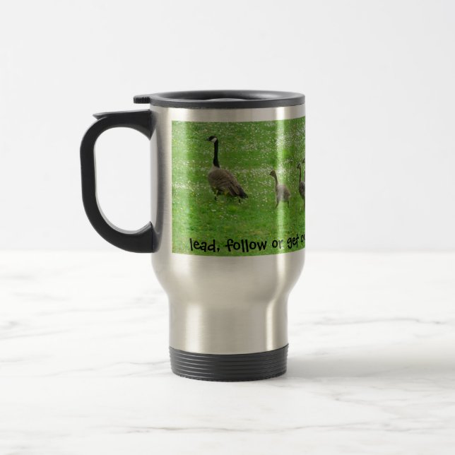 Vidrios de los gansos de las tazas de las tazas de (Izquierda)