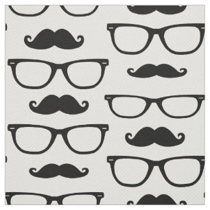 Vidrios del inconformista y tela del bigote