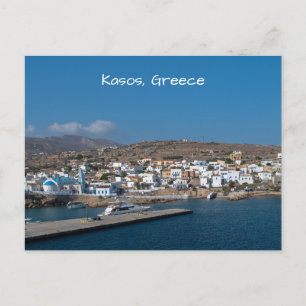 Vie, postal de la isla griega de Kasos