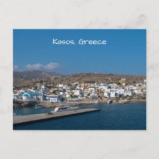 Vie, postal de la isla griega de Kasos