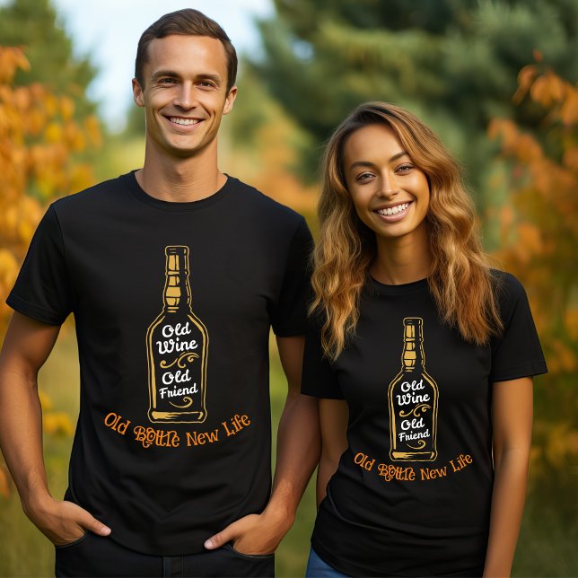 Vieja botella nueva camiseta de vida (Subido por el creador)