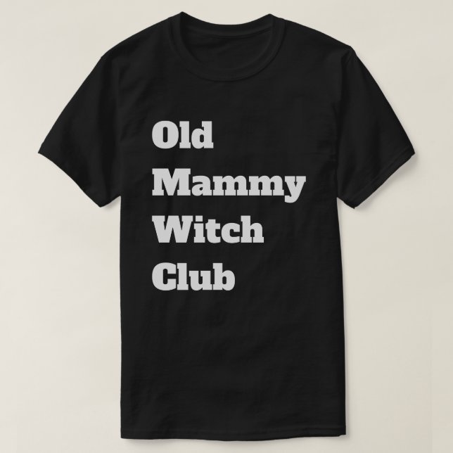 Vieja camiseta de bruja (Diseño del anverso)