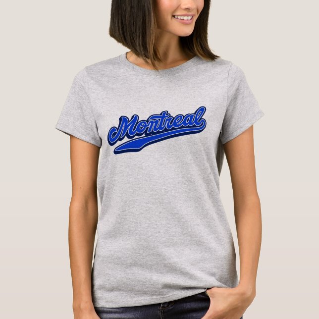Vieja camiseta de Montreal - Béisbol de Ciudad Ret (Anverso)