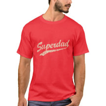 Vieja camiseta de Super Dad White