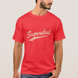 Vieja camiseta de Super Dad White