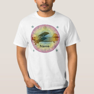 Vieja camiseta del avión de belleza