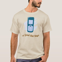 Vieja camiseta divertida para teléfono móvil