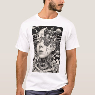 Vieja camiseta japonesa de reproducción de arte im