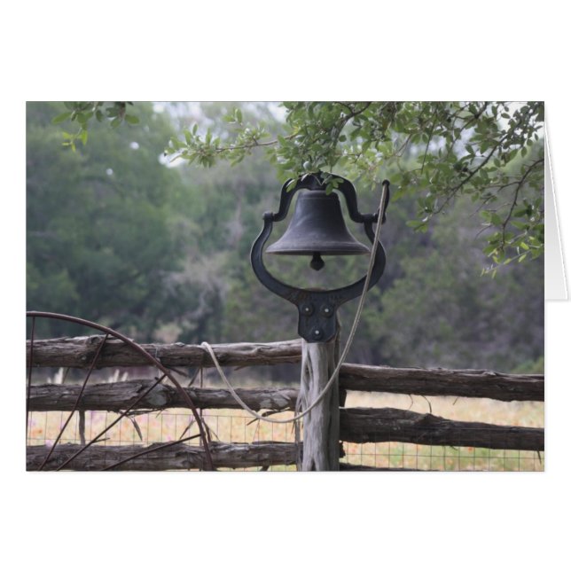 Vieja Campana en la cerca (Anverso (Horizontal))