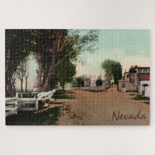 Vieja Carson City Road Gran rompecabezas
