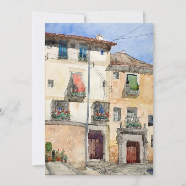 Vieja Casa en Segovia, España | Cass Gilbert (Anverso)