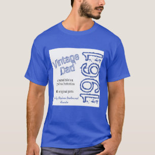 Vieja edición limitada de padre Año camiseta azul