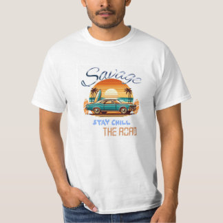 vieja es camiseta de la edición del coche oro