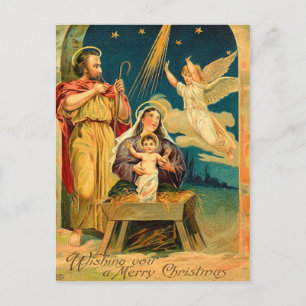Vieja escena de la Natividad de Navidad