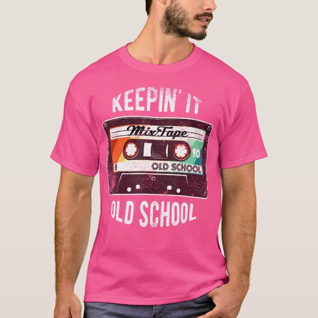 Vieja Escuela Hip Hop 80S 90S Mezcla Camiseta Gráf (Anverso)
