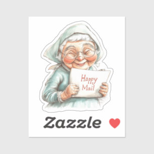 Vieja, Feliz Correo, Pegatina