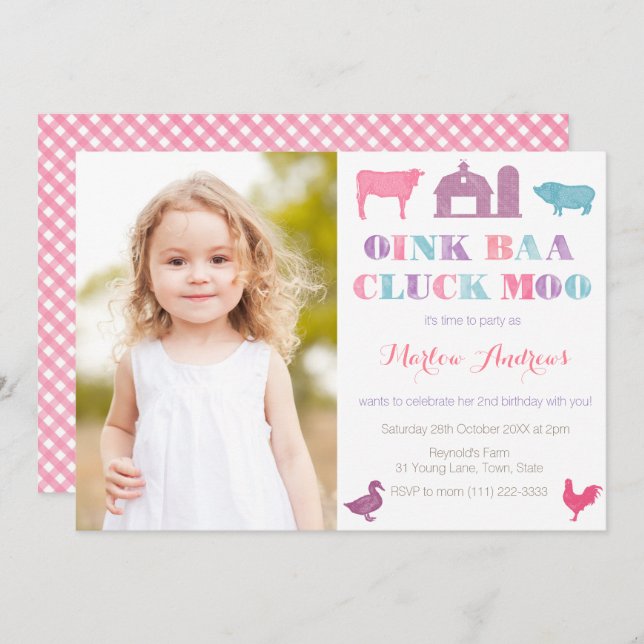 Vieja foto de tarjetas Fiestas de animales de la g (Anverso / Reverso)