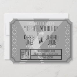 Vieja invitación al estilo de las entradas de Holl