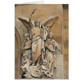 Vieja ópera Statues-1 de París