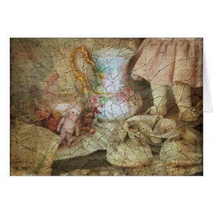 Vieja pintura rota y vida